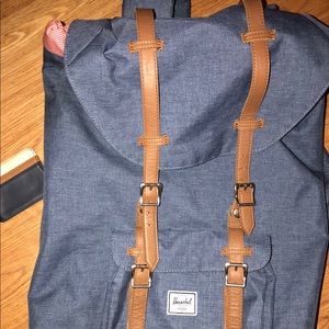 Herschel backpack and card holder